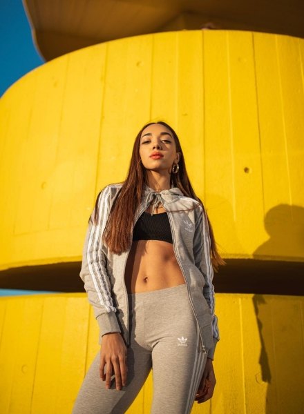 michelle tsiak in adidas Originals