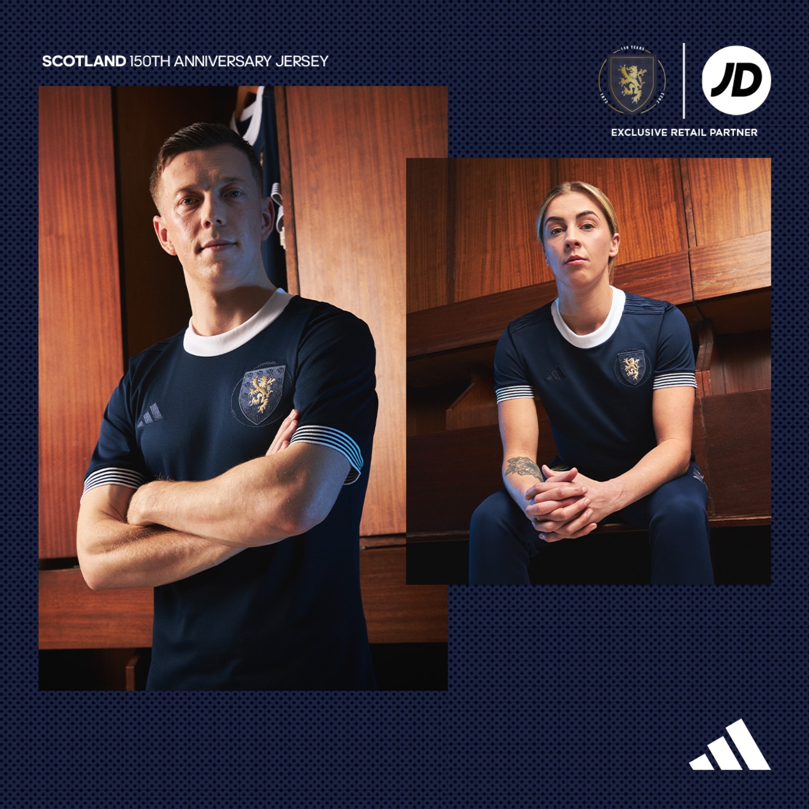 2023 Scotland 150Th Years Anniversary Blue Fans Soccer Jersey